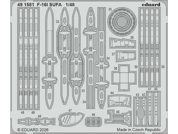 1/48 F-16I スーファ ビッグEDパーツセット (グレートウォール用)