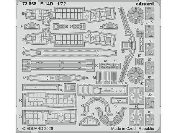 1/72 F-14D ビッグEDパーツセット (タミヤ用)