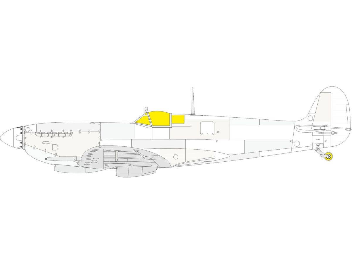 1/24 スピットファイア Mk.IXc 塗装マスクシール (エアフィックス用)