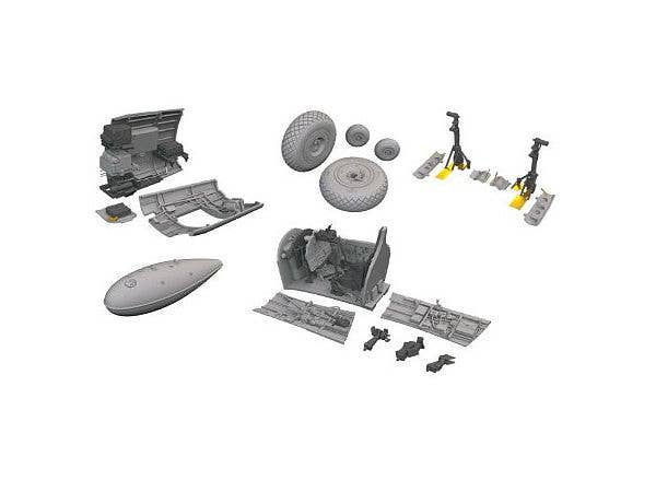 1/48 P-40E エッセンシャルパーツセット (エデュアルド用)