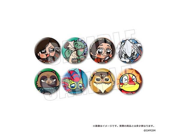 モンスターハンターワイルズ x ぶくぶ: カンバッジVol.1 全8種 1Box 8pcs