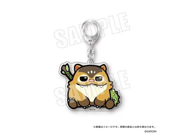 モンスターハンターワイルズ x ぶくぶ: おおきめアクリルキーホルダー 08.モリバー