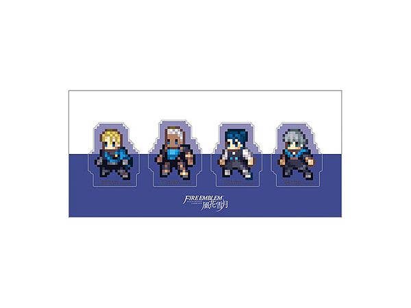 ファイアーエムブレム 風花雪月 クリアクリップ4個セット 青獅子の学級A