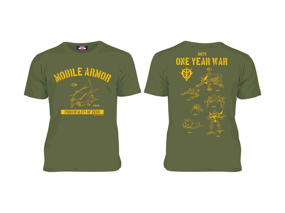 機動戦士ガンダム x October Beast ジオン全モビルアーマー Tシャツ(L)