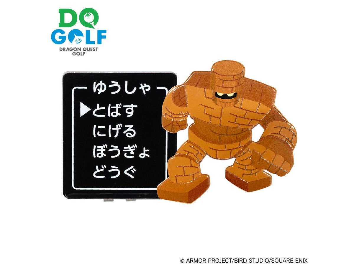 ドラゴンクエスト ゴルフ クリップマーカー ゴーレム