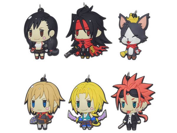 FINAL FANTASY トレーディングラバーストラップ Vol.2 1Box 6pcs (再販)