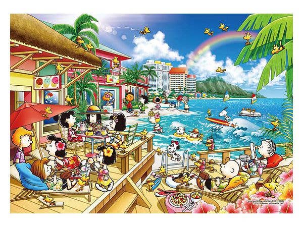 ジグソーパズル: ピーナッツ ビーチリゾート 108P (18.2 x 25.7cm)