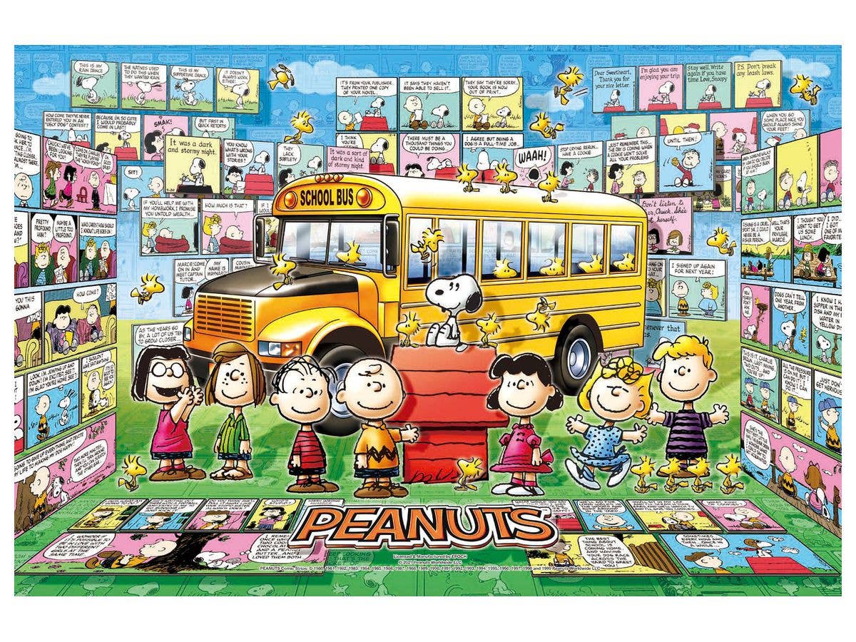 ジグソーパズル: ピーナッツ コミックヒストリー 1000ピース 50 x 75cm