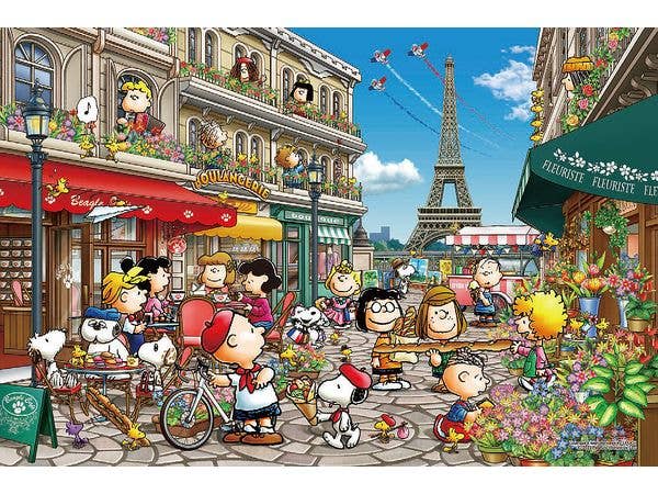 ジグソーパズル: スヌーピー イン パリ 1000p (50 x 75cm)