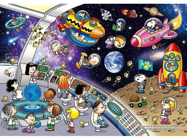 ジグソーパズル: クリアカット スヌーピー スペーストラベル 216スモールピース (18.2 x 25.7cm)