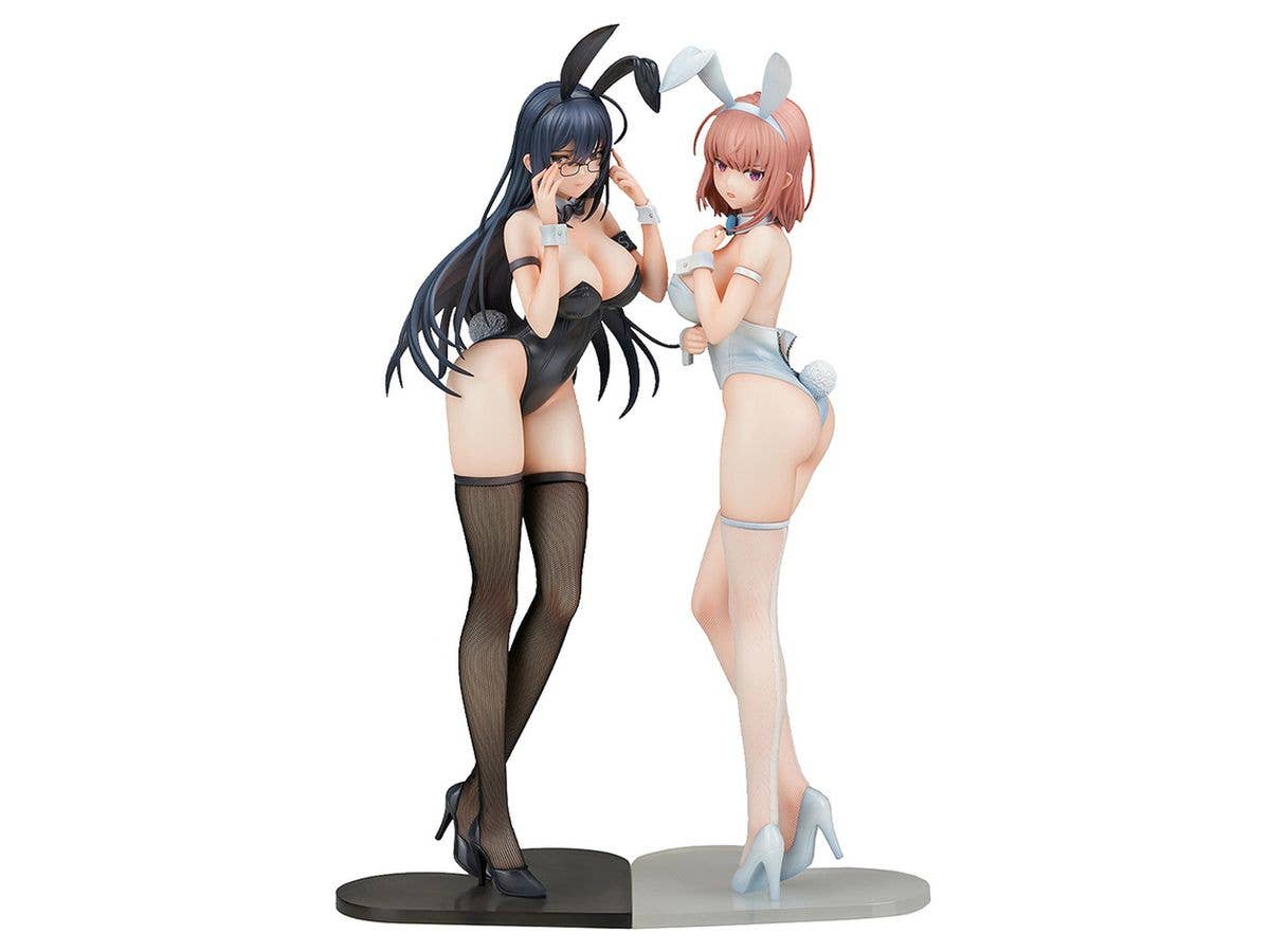 1/6 黒バニー葵 & 白バニー夏芽 2体セット (イコモチ オリジナルキャラクター)