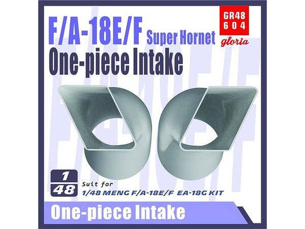 1/48 現用 アメリカ F/A-18E/Fスーパーホーネット/EA-18Gグラウラー 一体成型インテイク (モンモデル用)