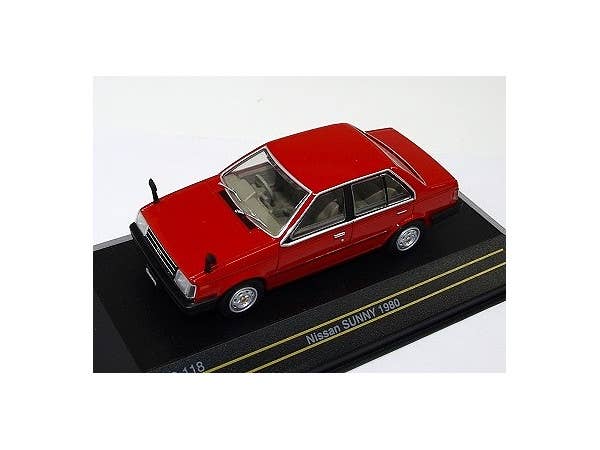 1/43 日産 サニー 1980 レッド