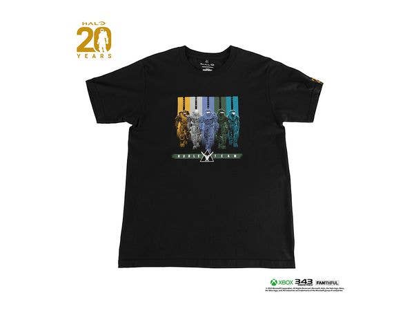 HALOシリーズ 20周年 Tシャツ (黒) XXL