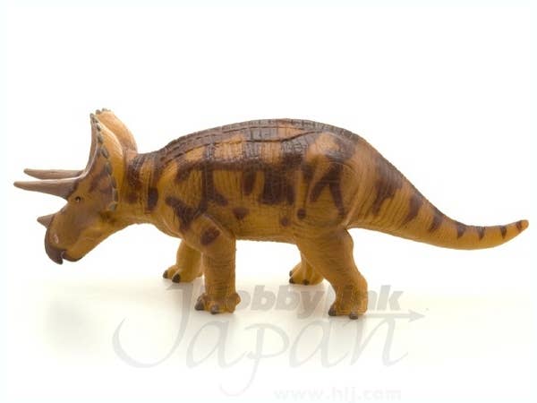 トリケラトプス ビニールモデル ブラウン