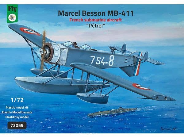 1/72 ベッソン MB-411潜水艦搭載用水上観測機