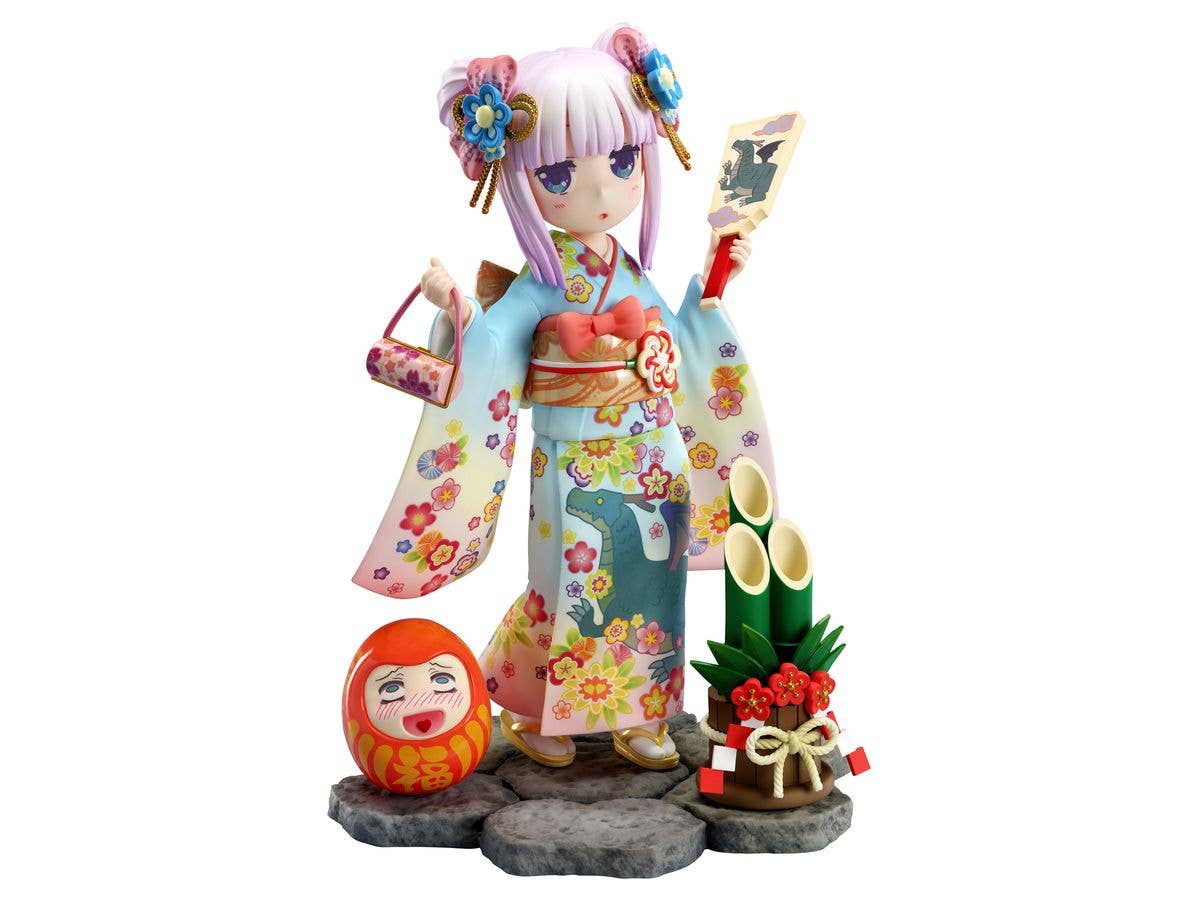 1/7 小林さんちのメイドラゴン: カンナ -晴レ着- PVC製塗装済み完成品