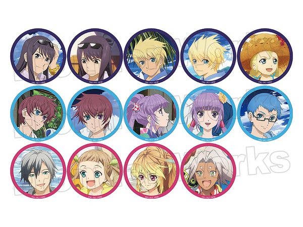テイルズ オブシリーズ トレーディング缶バッジ Vol.4 1Box 14pcs