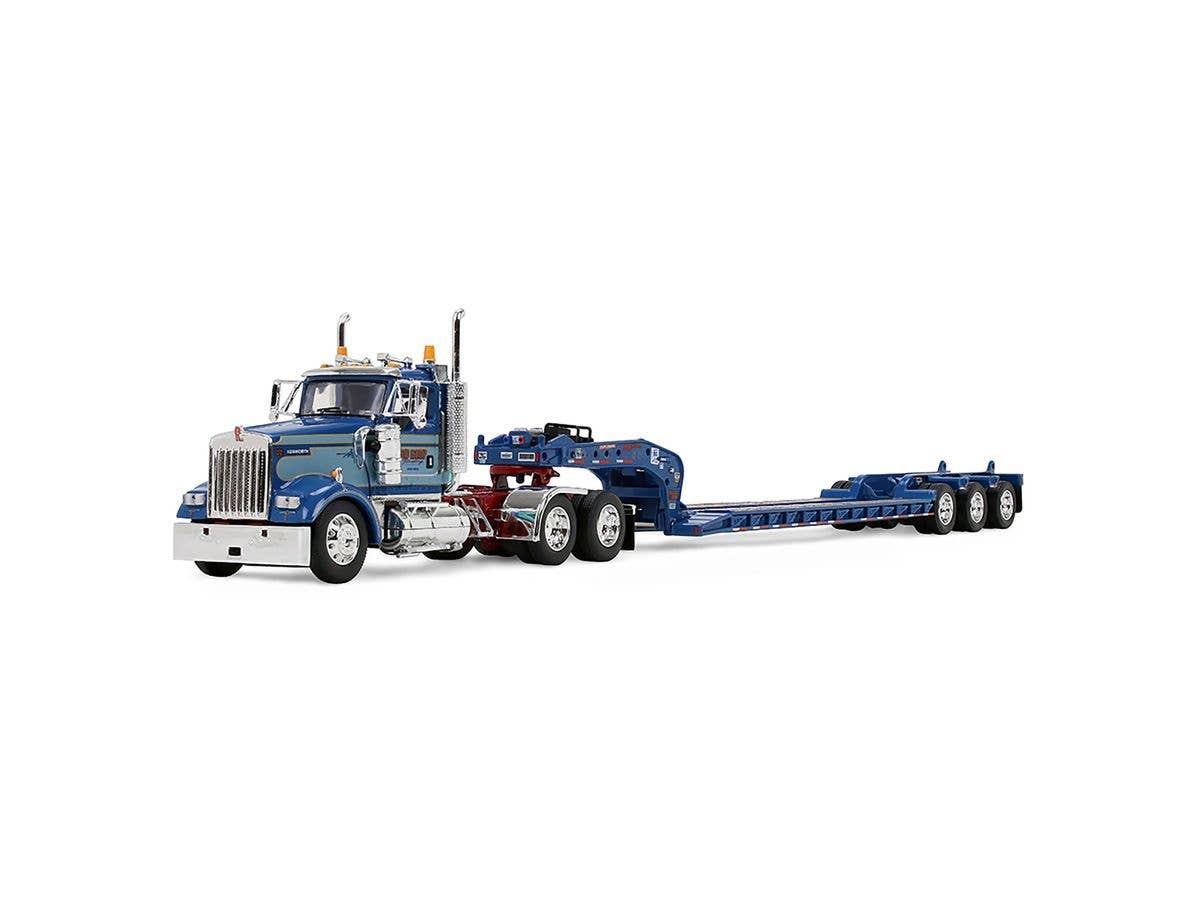 1/64 ケンワースW900L デイキャブ&フォンテーヌ マグニチュード ローボーイトレーラー シド・カンプ社カラー