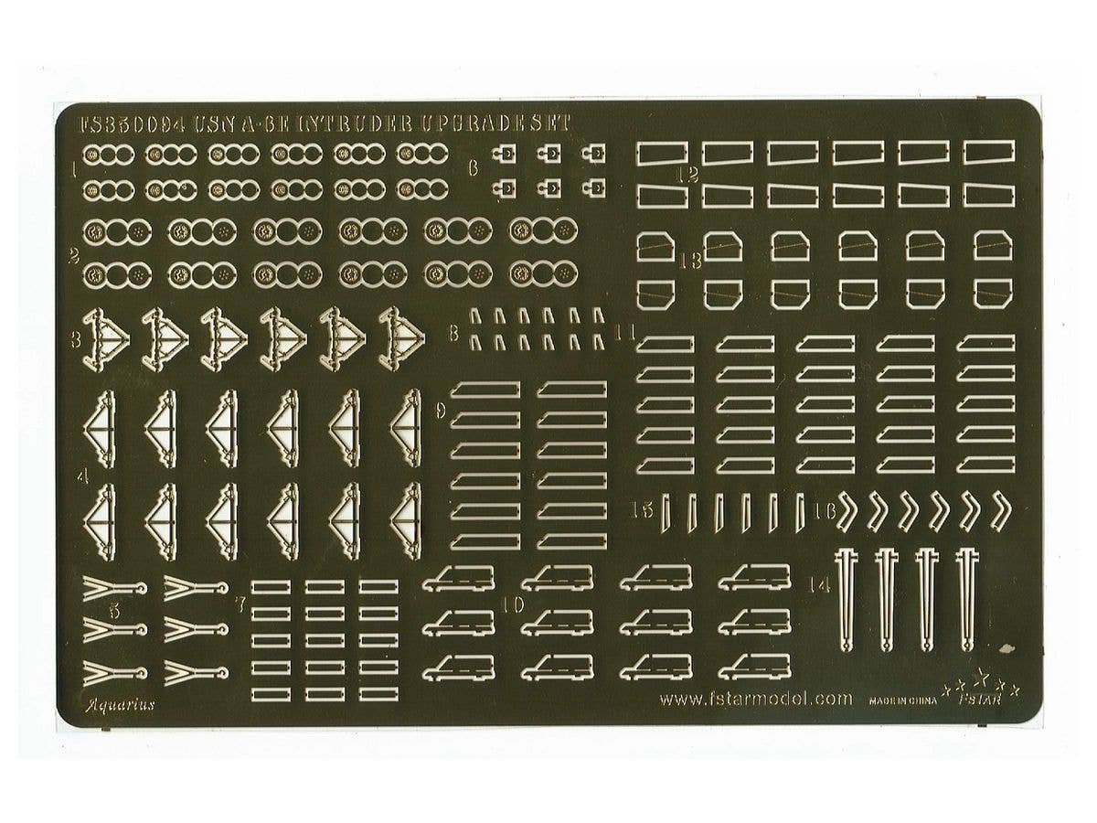 1/350 アメリカ海軍 A-6E イントルーダー アップグレードセット (トランペッター用) (6機分)