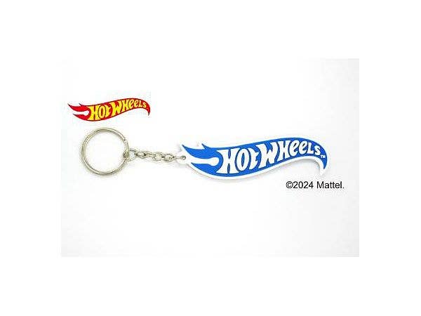 Hot Wheels ラバーキーチェーン WH x BL