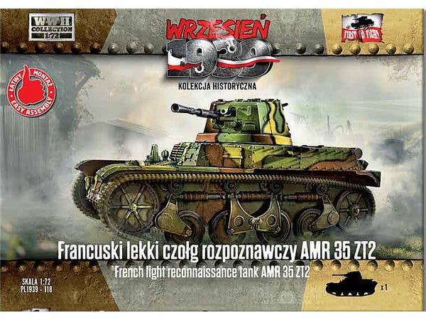 1/72 仏・ルノーAMR35ZT2偵察戦車・25mm対戦車砲
