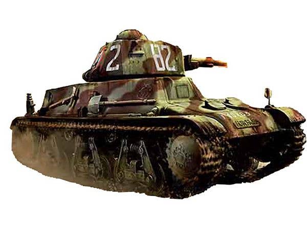 1/72 仏 オチキス H-39軽戦車 37mm SA38搭載型