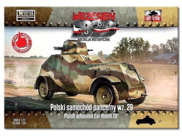 1/72 ポ・wz29装輪装甲車37ミリ砲搭載
