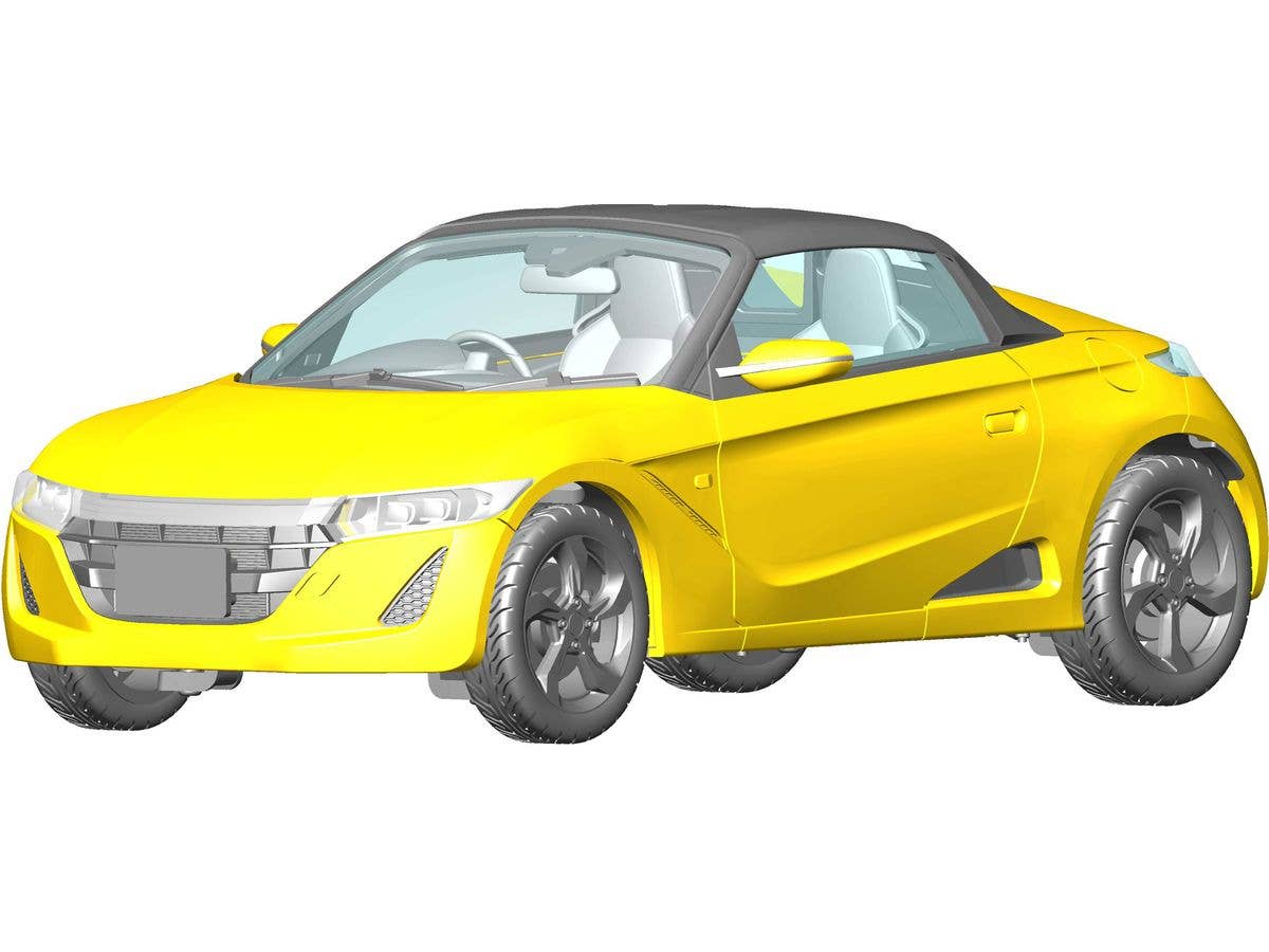 1/24 Honda S660(前期型/アルファ/カーニバルイエローII)
