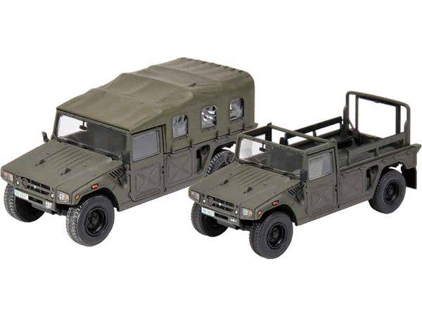 1/72 陸上自衛隊 高機動車(2両入り) 特別仕様(リアルモールドタイヤ付き)