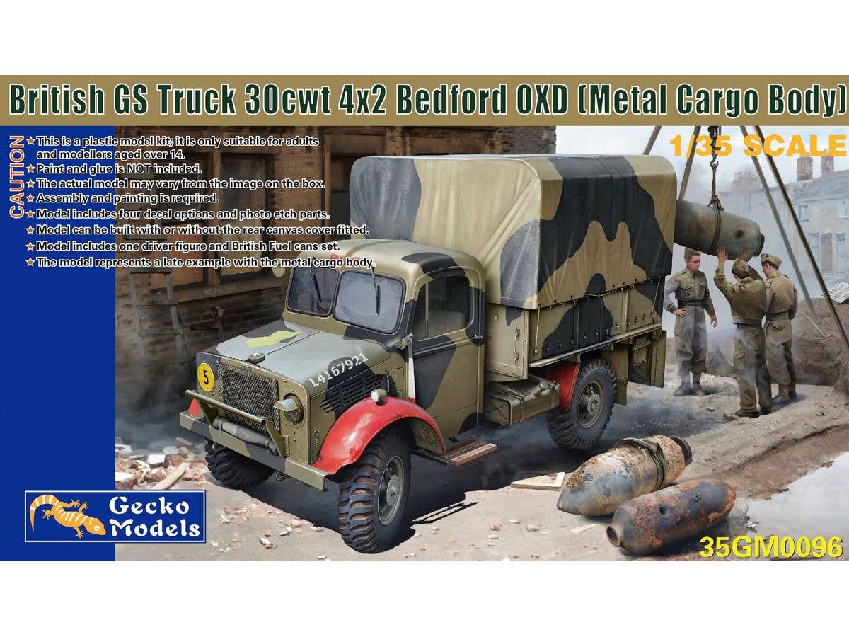 1/35 ベッドフォード OXD 30cwt 4x2 GS トラック (金属製荷台タイプ)