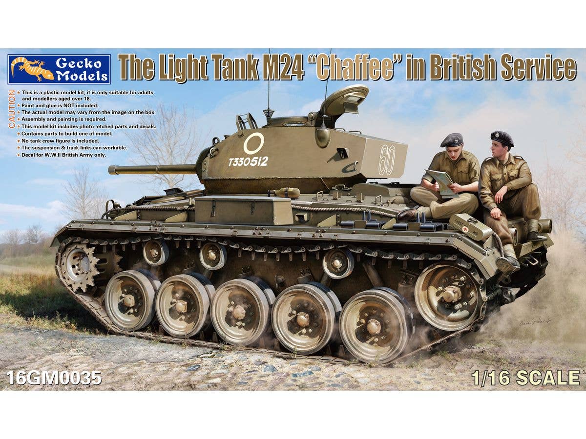 1/16 英軍 M24 チャーフィー 軽戦車