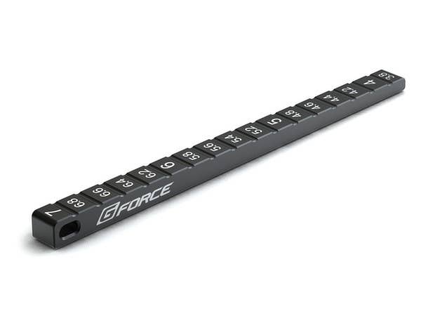 G0117 Ride Height Gauge 3.8-7.0mm black