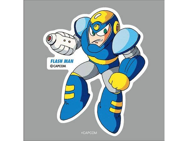 ROC-002 ロックマン ダイカットステッカー FLASH MAN