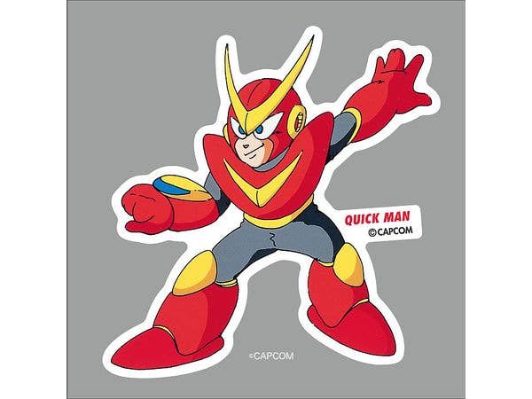 ROC-006 ロックマン ダイカットステッカー QUICK MAN