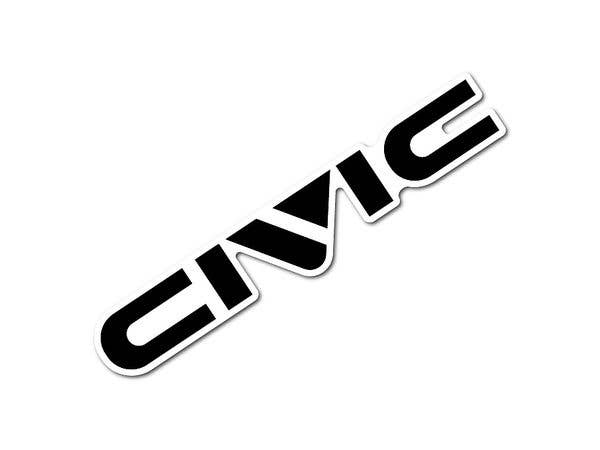 HND-132 Honda四輪ロゴ CIVIC (1987)