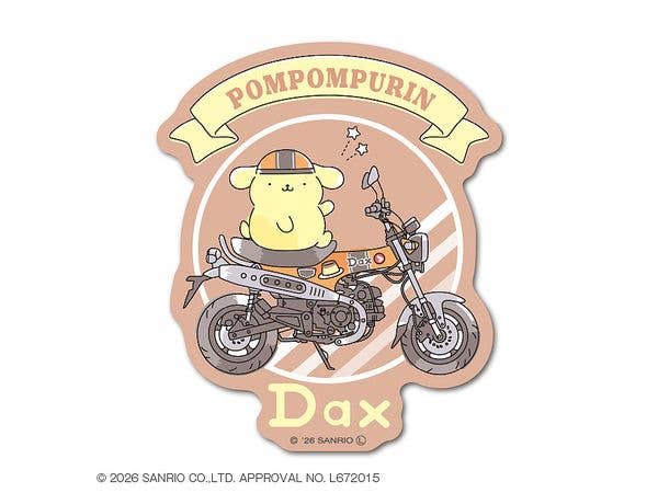 SANH-011 Honda x サンリオキャラクターズ ダイカットステッカー ポムポムプリン Dax