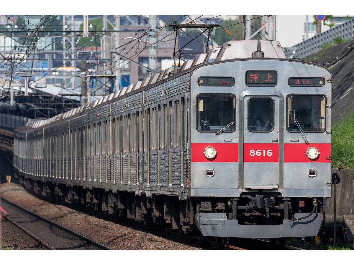 東急電鉄8500系 (8616編成) 増結用中間車6両セット (動力無し)
