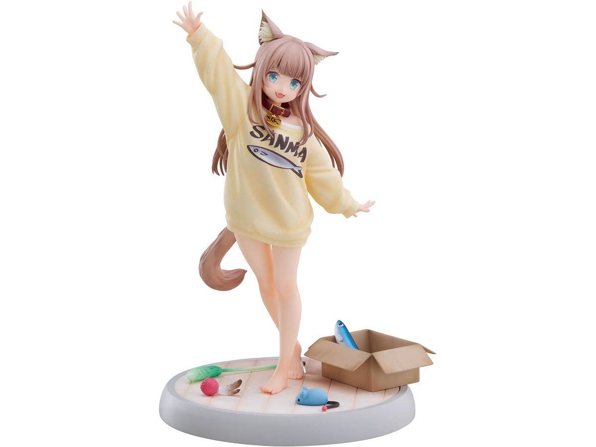 1/6 うちのねこが女の子でかわいい きなこ -あそんでVer.-
