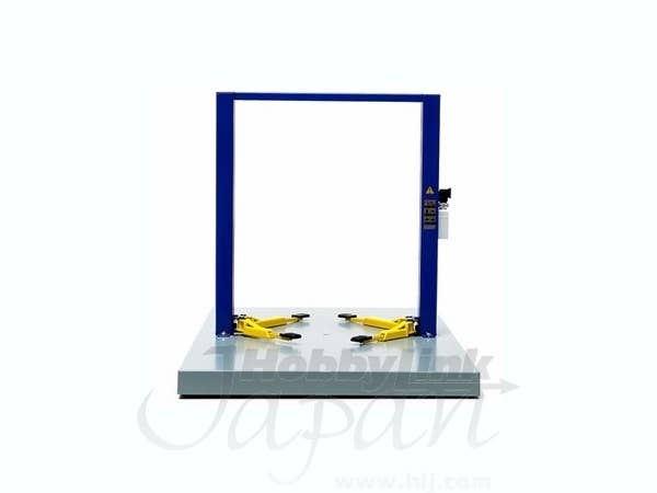 1/18 2-Post Lift - Blue with Yellow