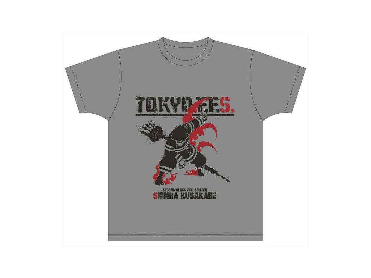 炎炎ノ消防隊 シルエットTシャツ  森羅日下部 弐 M