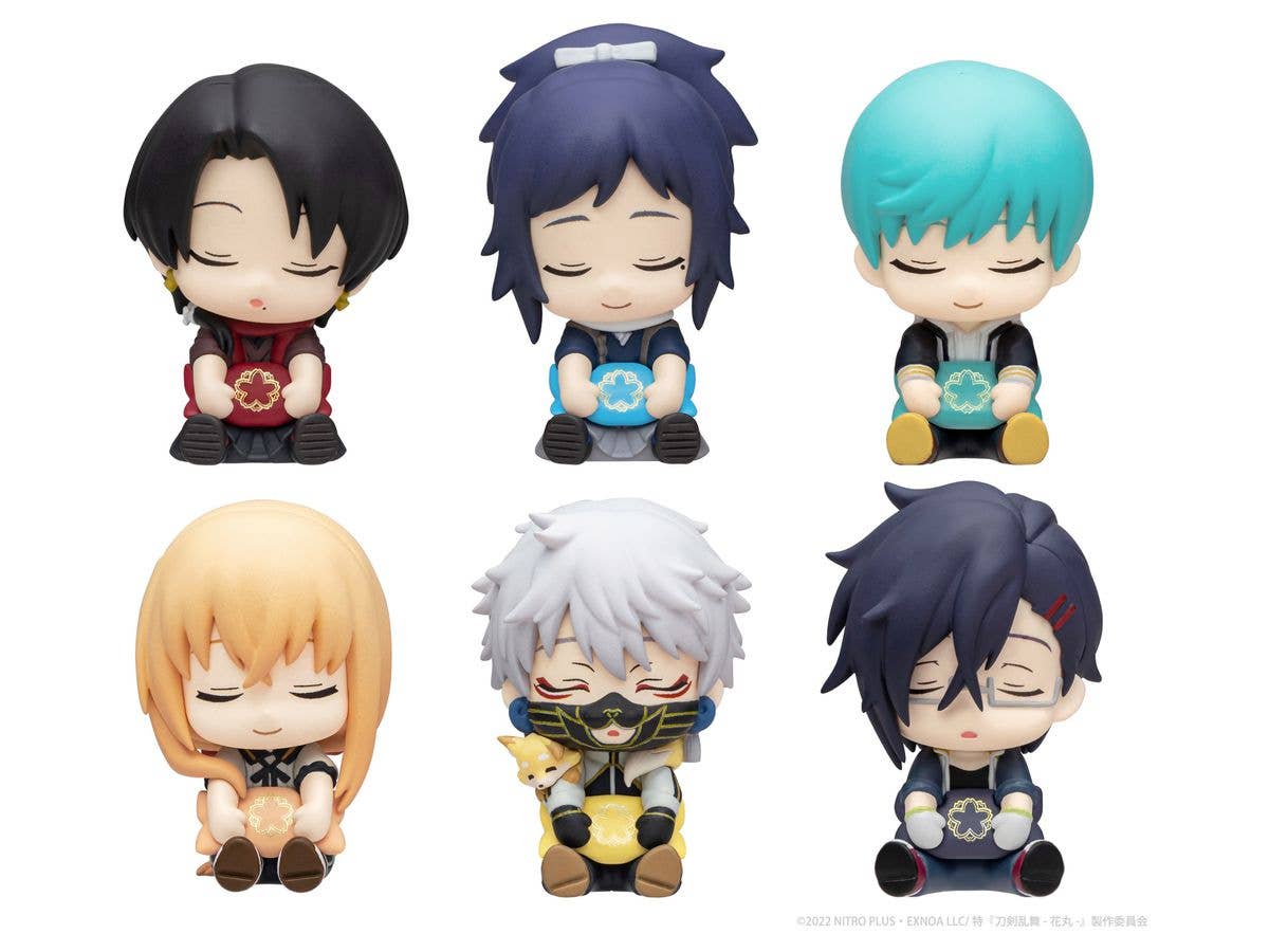 特 刀剣乱舞-花丸- -雪月華- すやすや オン・ザ・ケーブルvol.1 1Box 6pcs