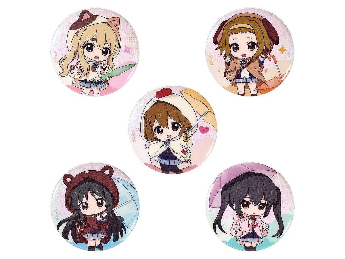 けいおん! ふわ雨シリーズ トレーディング缶バッジ BOX(全5種) 1Box 5pcs