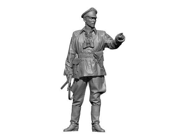 1/24 WWII ドイツ 指揮をとる武装親衛隊指揮官