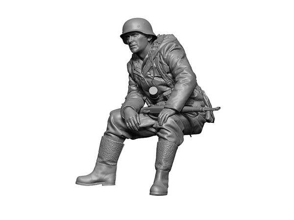 1/35 WWII ドイツ 冬季装備の武装親衛隊兵士 #3
