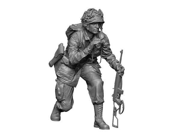 1/35 WWII アメリカ ノルマンディーの空挺部隊員 #4 偵察