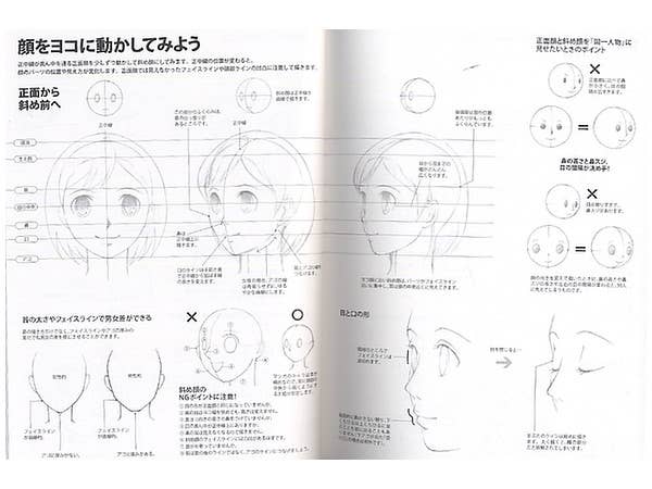 マンガの教室 オンナの子の描き方 寄り・引き・アオリ・フカンのデッサン