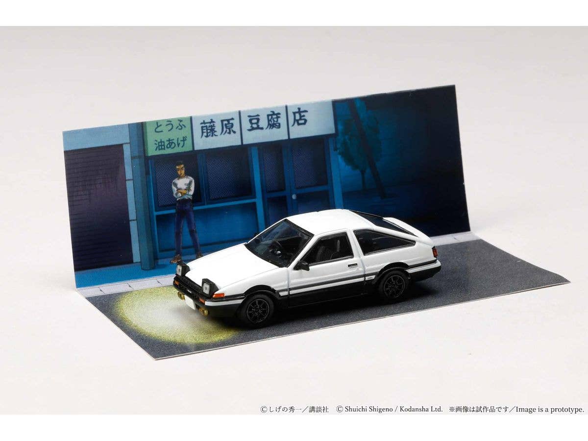 1/64 Toyota SPRINTER TRUENO (AE86) / 頭文字D 藤原 拓海 VS 中里 毅