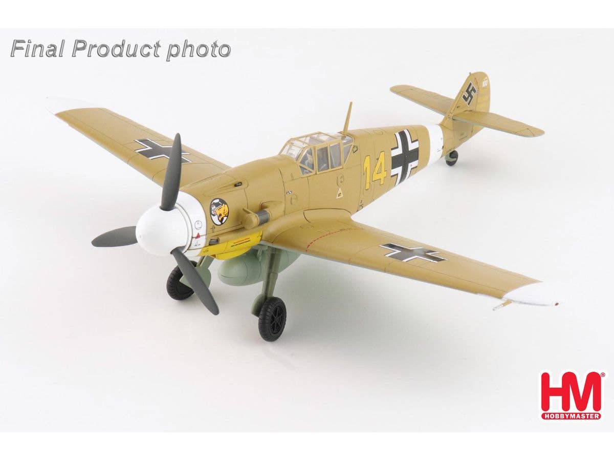 1/48 BF 109F-4 Marseille Yellow 14, 3/JG27, Egypt, Sept. 1942