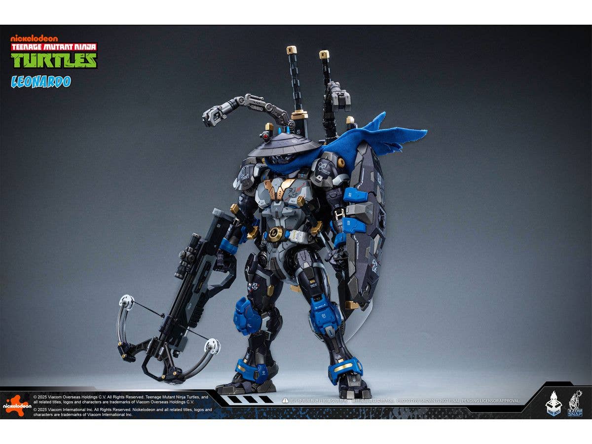 HB0071 ティーンエイジ・ミュータント・ニンジャ・タートルズ レオナルド 合金可動フィギュア(40周年記念Ver.)